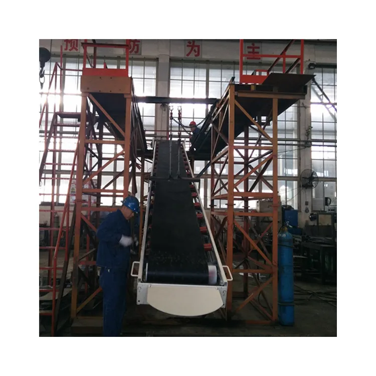 High capacity hydraulic type cement 50kg bag truck loader