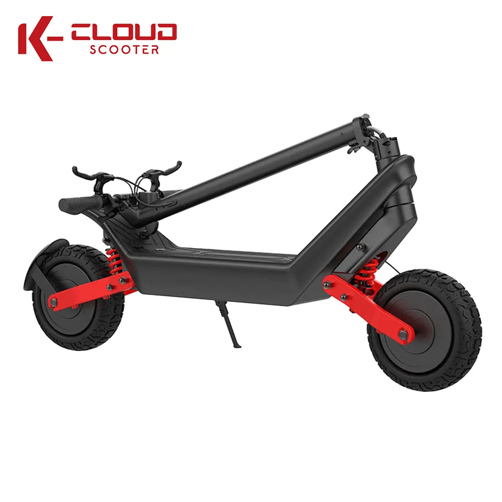 48V 2400W Electric Scooter Dual Motor Offroad E Scooter With Shock Absorber