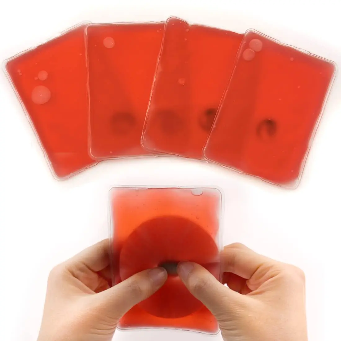 Click-Activated Hand Warmer Reusable Instant Hot Pack Gel Heat Pad heat pack