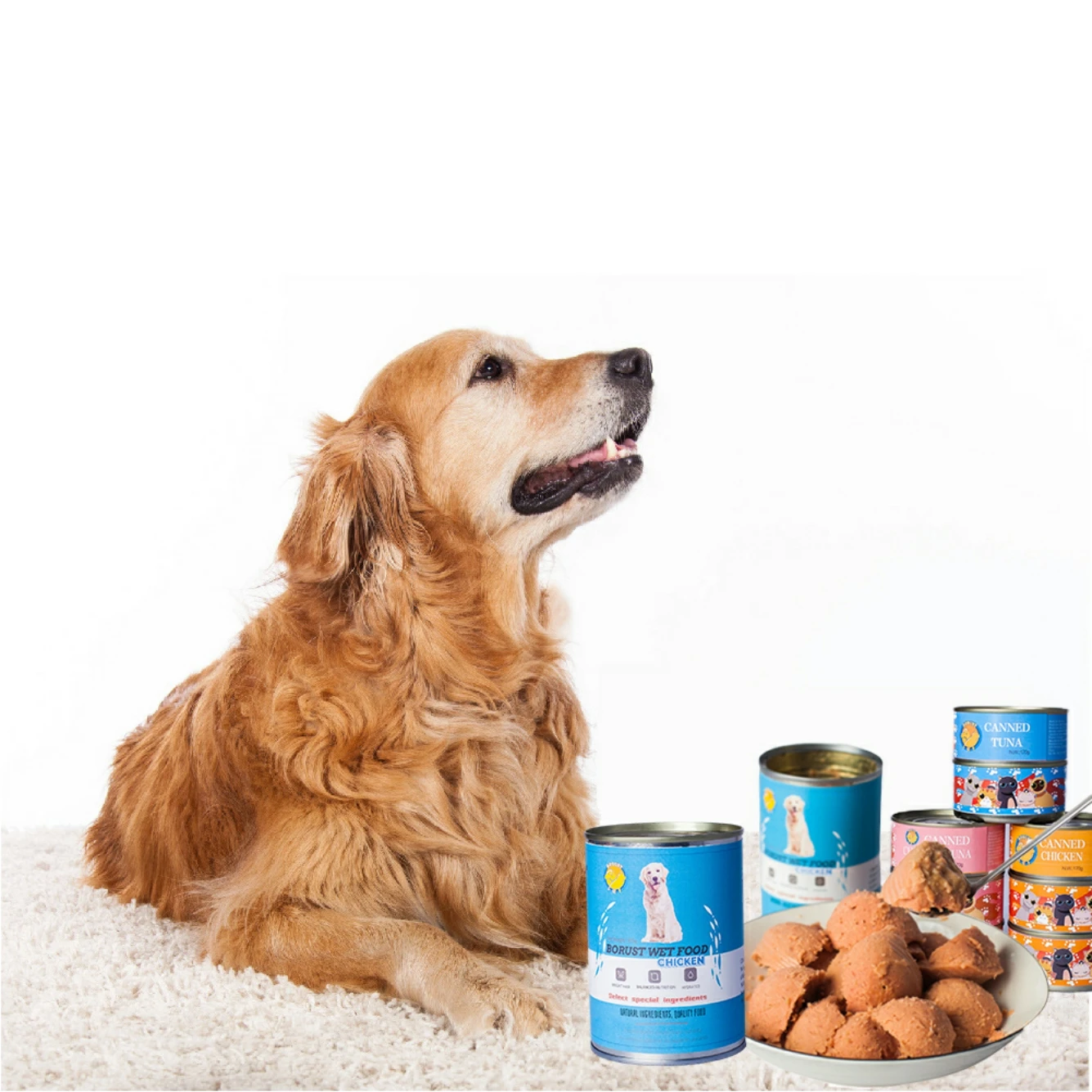 Factory Direct Sale dog food meat Various Styles dog food chicken High Nutrition dog food puppy