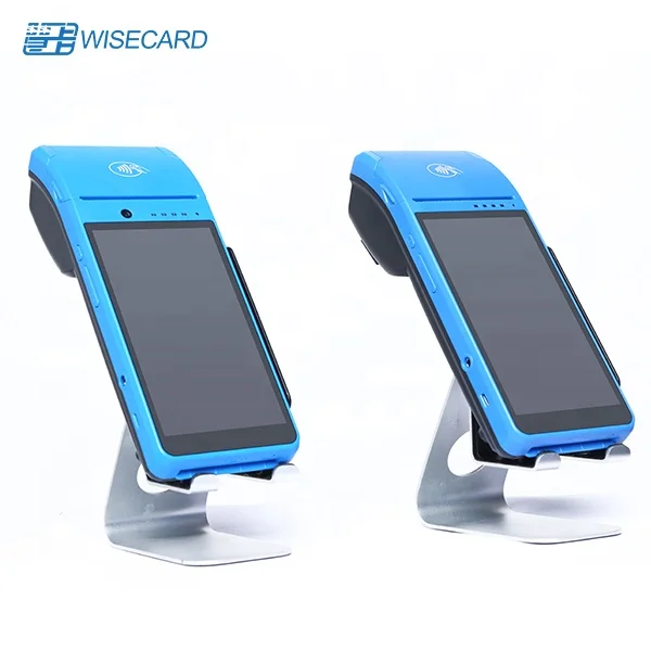 Wisecard T90 Android 12 Handheld POS Terminal with Touch Screen NFC Card Reader Biometric Smart 5.5inch POS Equipment