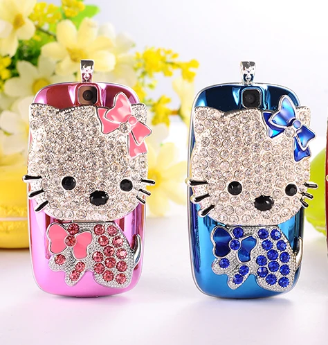 
kids lovely Unlocking The Lucky Cat mobile phone GSM mini cell phone N113 