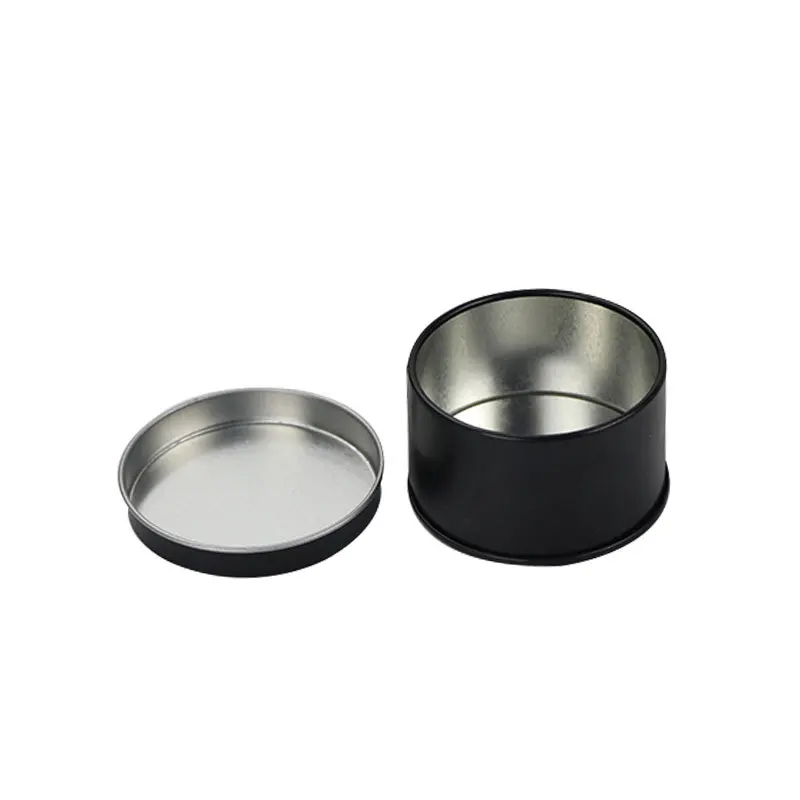 65 * 40mm Metal Circular Tin Box Paper Clip Sports Bracelet Watch Small  Medium-Sized Storage Can Frosted Headphone Box Packing