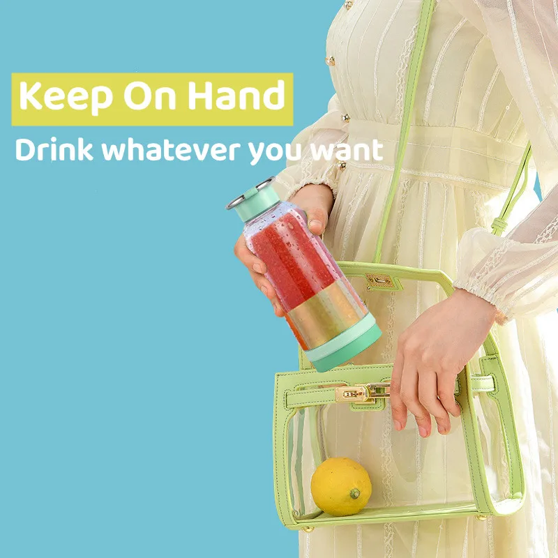 Factory Direct New Original Attractive Design Cordless Personal Blender 400ml Juicer Cup