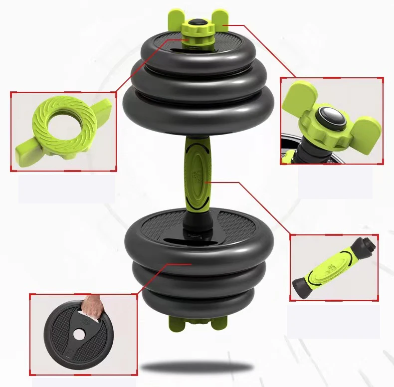 cheap solid cast iron dumbbell rubber hex dumbbell sets lifting chrome dumbbell set