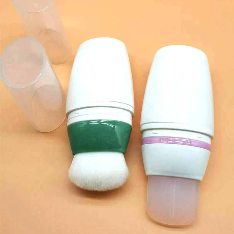 50ml 100ml Empty OEM face cleansing brush bottle tube packaging with rotary switch for sleeping mask