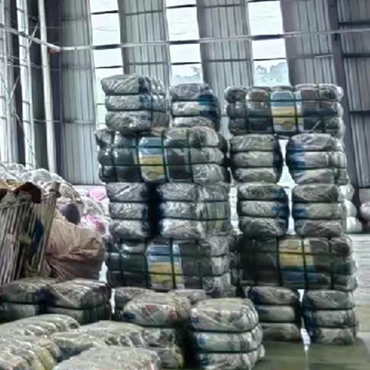HQSLP used clothes bales second hand clothes bales from uk 45kg-50kg second hand clothes