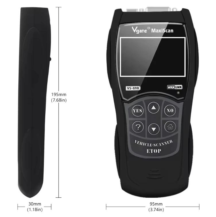 Low Price Supporting Multi-language Vgate Scantool Maxiscan VS890 OBD2 CAN-BUS Vehicle Code Scanner VS890 Vgate Diagnostic Tools