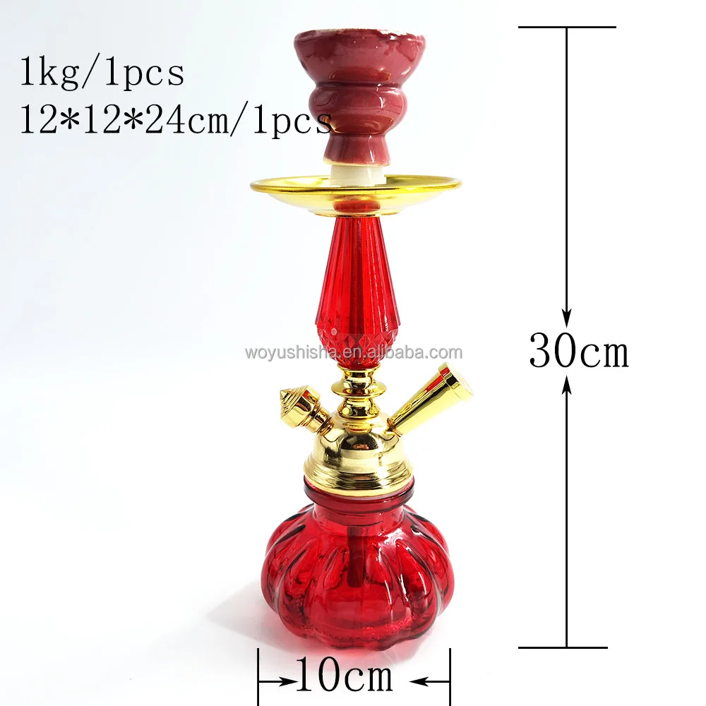 One tube colors omnis shisha crystal eco-friendly shisha Mini  hookah