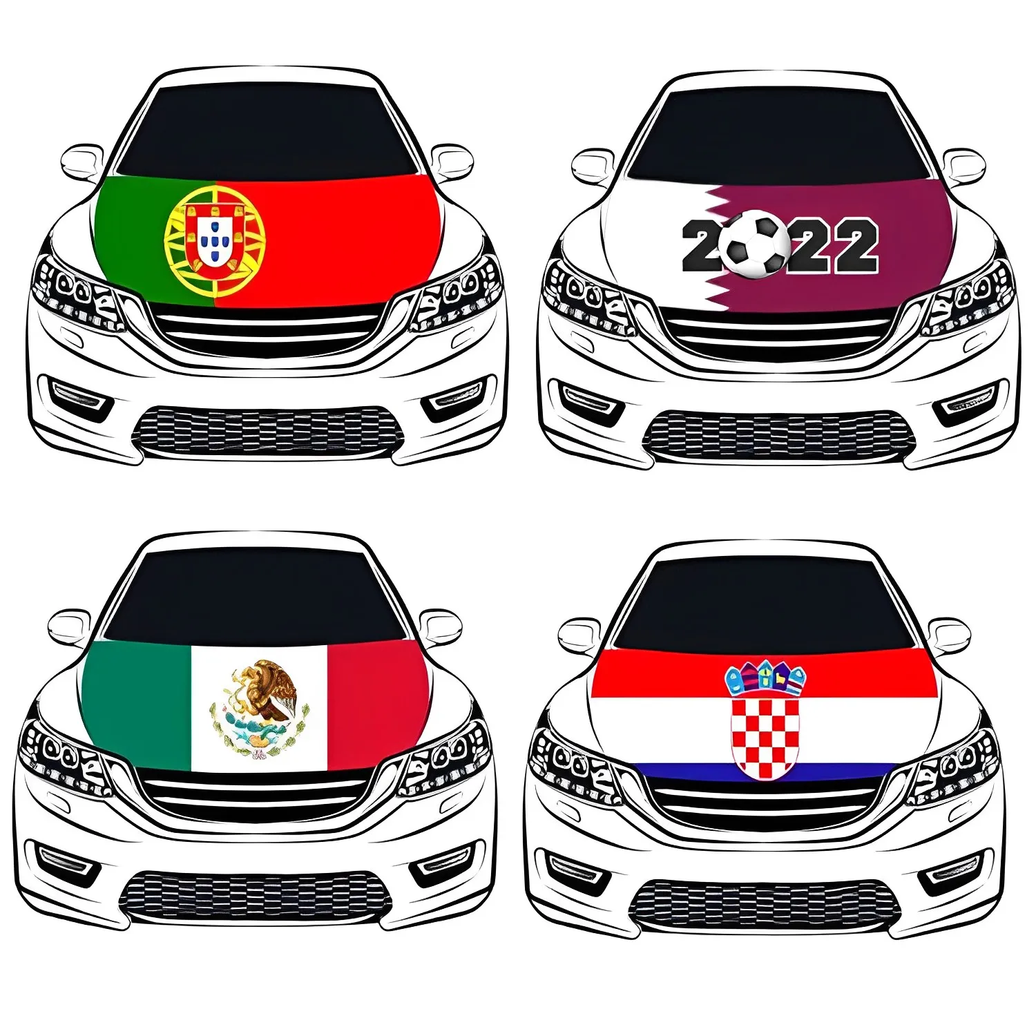 Флаг всех стран мира Национальный Чехол для автомобильного капота чехол двигателя флаги украшения Шанхай полиэстер цифровая печать TUV