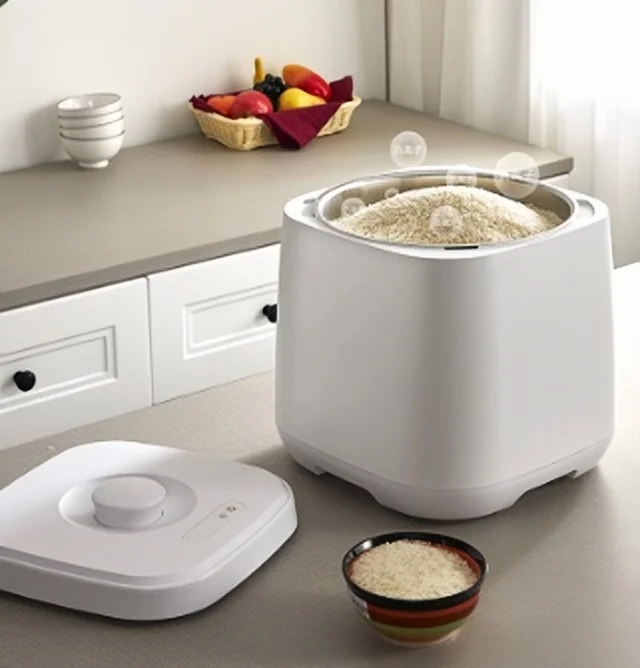 Household rice storage box vacuum control anti insect intelligent rice storage bucket
