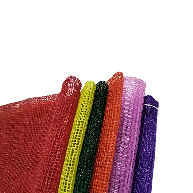 pp woven raffia leno mesh bags fruit vegetable sacks for packing potato and onion