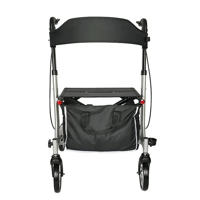 Aluminum Rollator walker for elderly with brake
