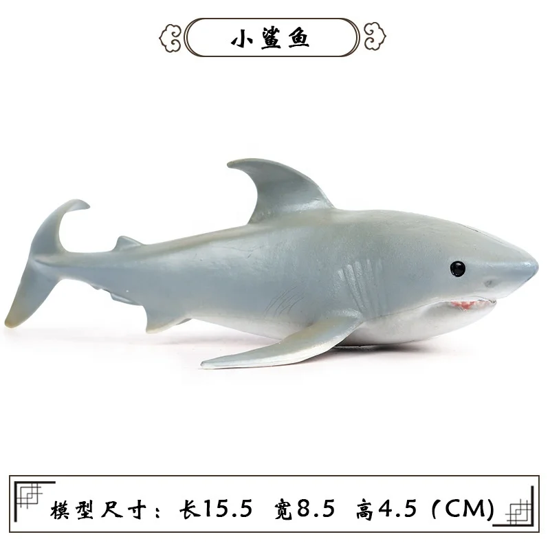 Kids educational gift action figures whale turtle dolphin shark whale simulation model sea life animal toys ocean