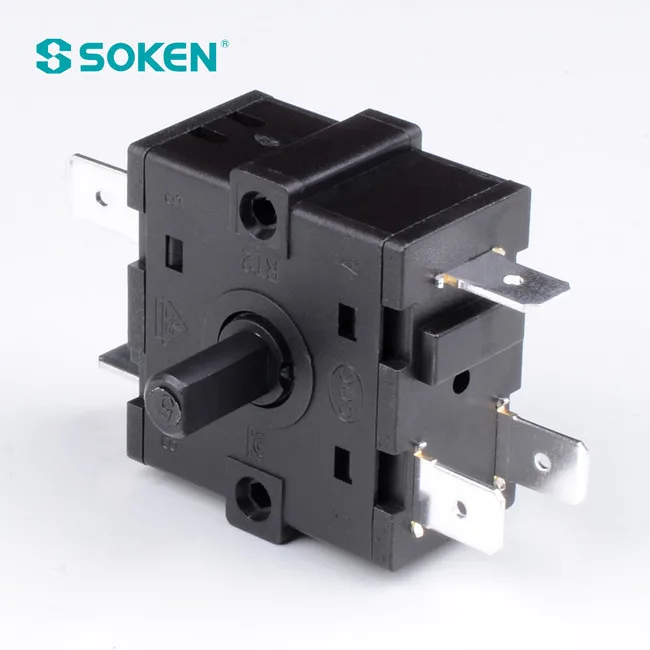  SOKEN 4 Позиции 5 контактов электрический поворотный переключатель 16a 250v t100 RT233-4