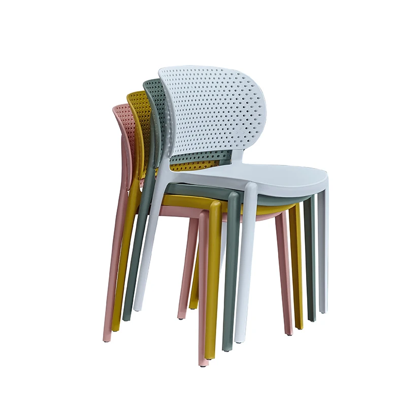 Famous Design Dining Room White Stackable Plastic Chairs For Events Commercial
