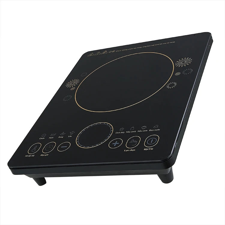 high quality 1 heat plate ih black crystal electric induction cooker mini hot pot small kitchen appliance  cooktop with ce cb