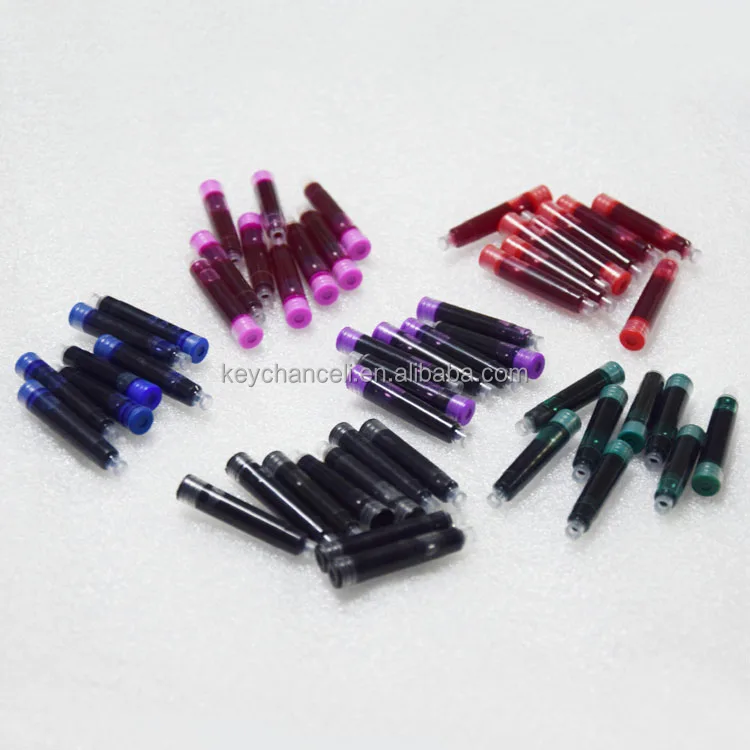 calligraphy universal international standard 2.6mm non-erasable blue ink pen cartridge fountain pen refills