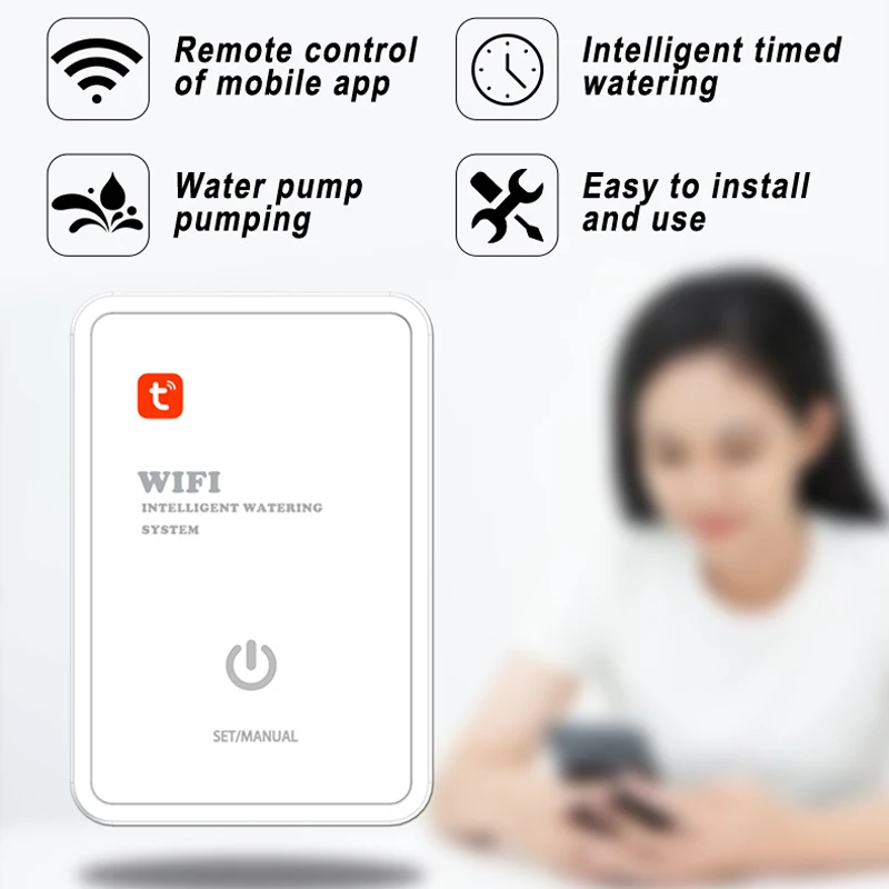 Tuya WIFI Smart Watering Device Irrigation of Garden flowers and plants Automatic Watering Device Smart Life Control Garden Tool