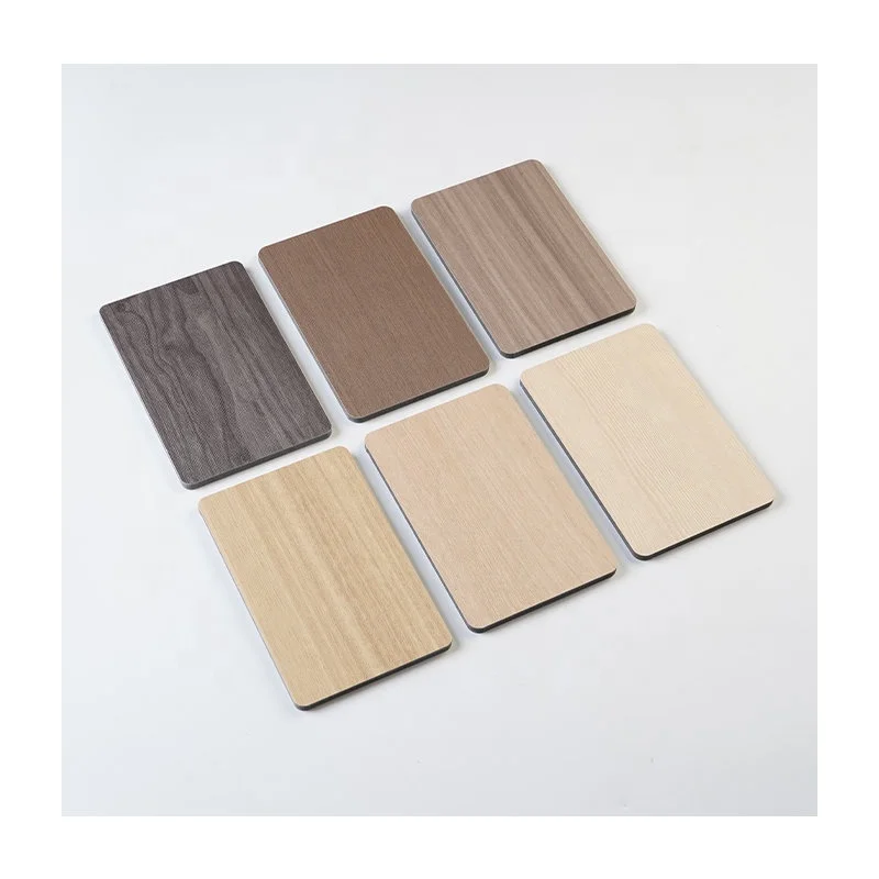 PET 1220x2440mm Decorative Indoor Flat Wall Fiber Panel Bamboo Charcoal Wood Veneer for Home Office