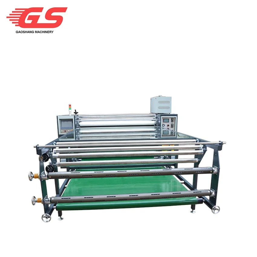 Gaoshang 1700mm Automatic blanket alignment multi-functional oil drum heating digital printing sublimation heat press calandra