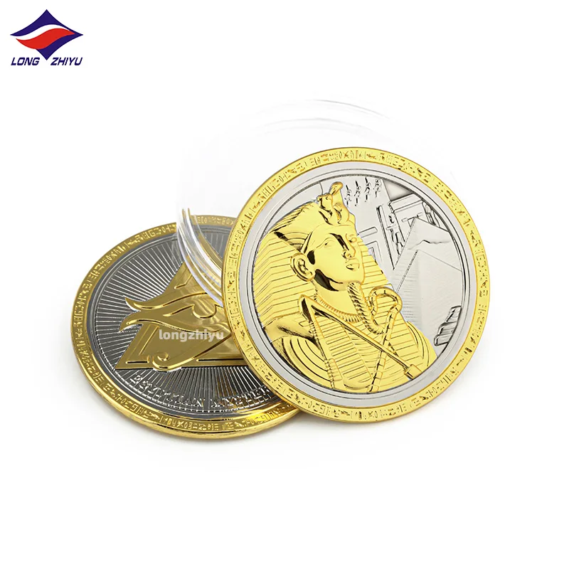 Longzhiyu custom metal souvenir coins maker  wholesale customizable masonic coins in antique brass