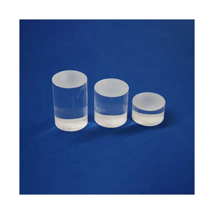 cylindrical crystal polishing optical silica fused glass clear quartz rod