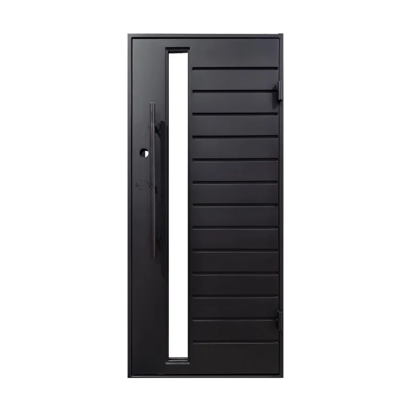 Modern House Main Entrance Door Iron Interior Door Design French Entry Wrought Iron Door