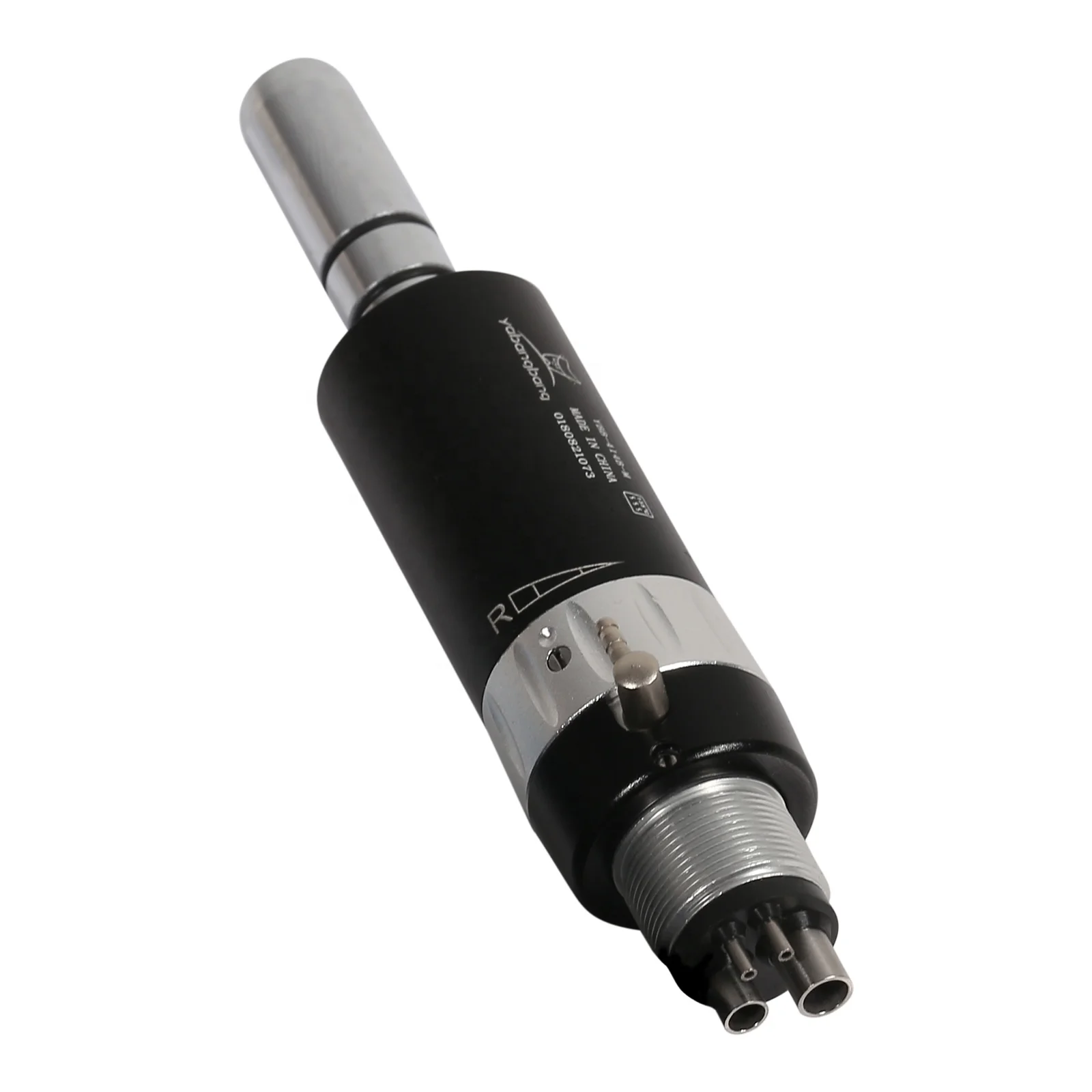 Hot Sale! NSK Style Dental 1:1 E-type External Spray Air Motor 4 Holes Slow/Low Speed Handpiece Black