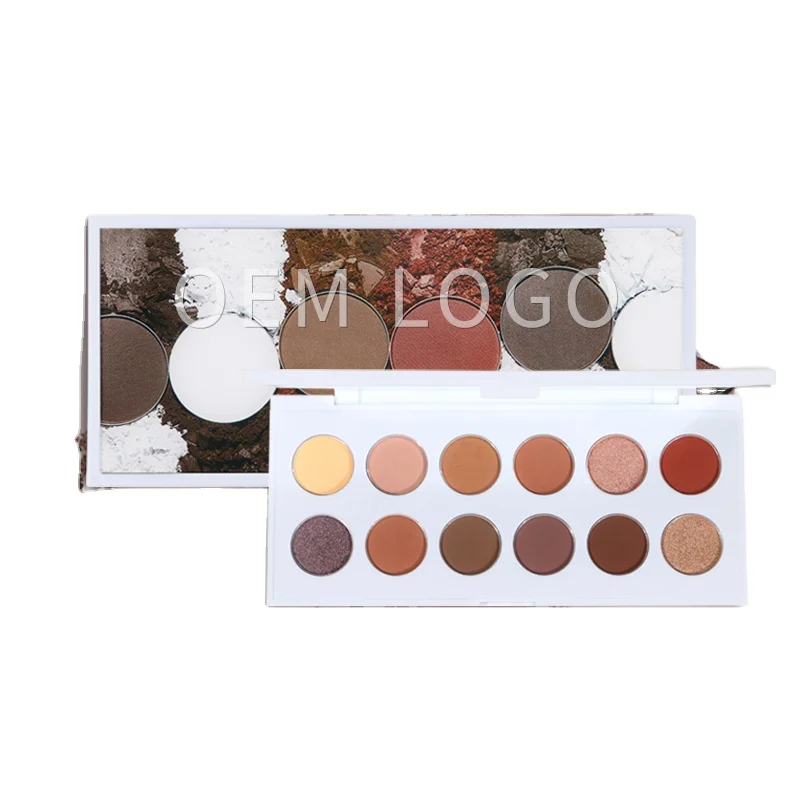 OEM Manufacturers Cosmetics Private Label Wholesales Shimmer Luxury Cosmetic Makeup High Pigmented Eyeshadow Palette