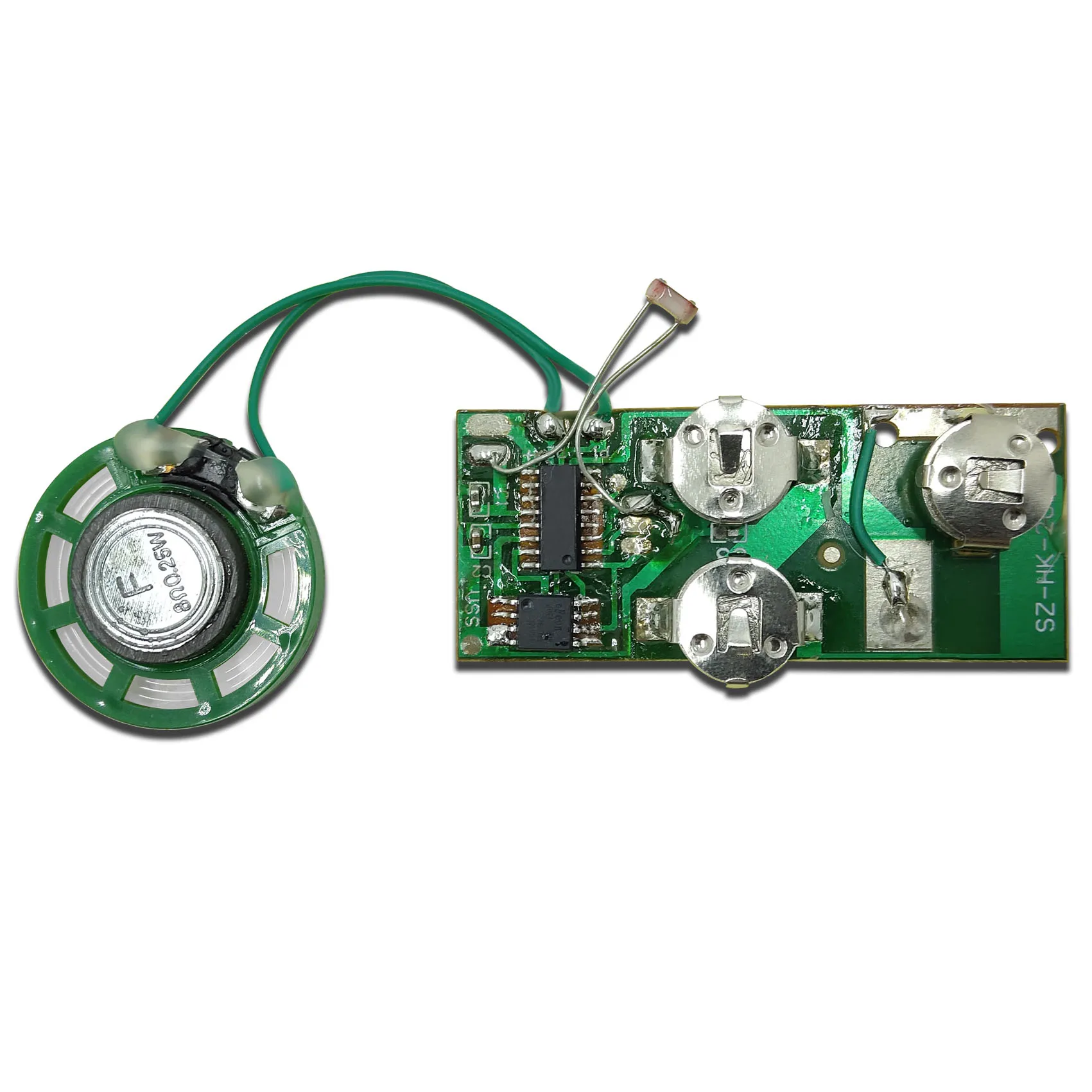 High quality customized recordable sound chip module with light
