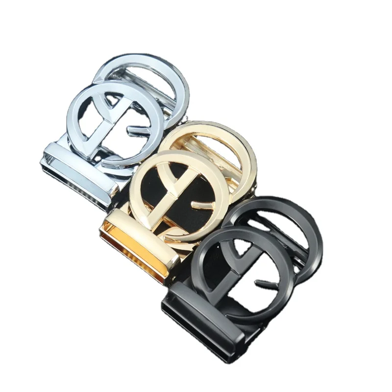 2022 new Fashion Double G buckle Rachet Slide brand belt buckle for men and women OEM and ODM can custom
