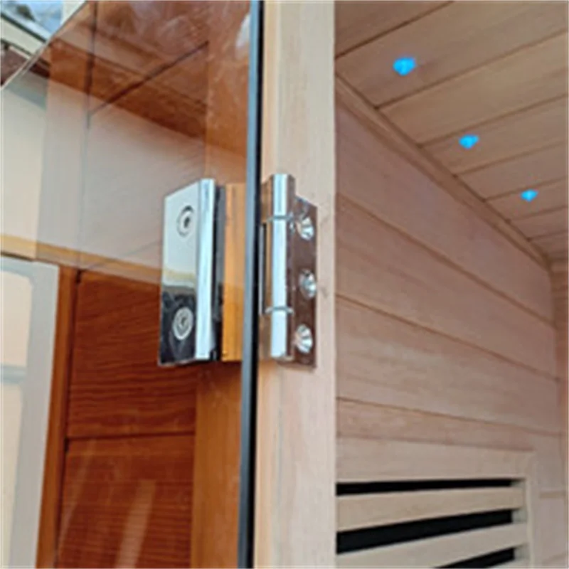 2022 Best Price Traditional Red Cedar 3 People Indoor Wood Sauna Rooms Low Emf Sauna For Sale