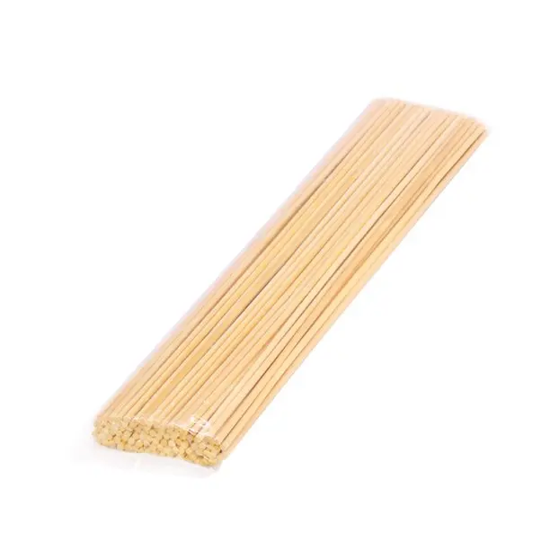 5.0 4.0mm  X  40cm  50mm No tip bamboo cotton candy stick both end no point disposable bamboo cotton candy  skewer stick