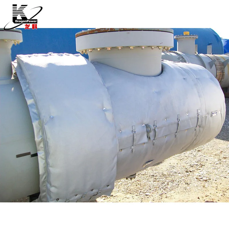 Industrial heat exchanger thermal insulation jacket