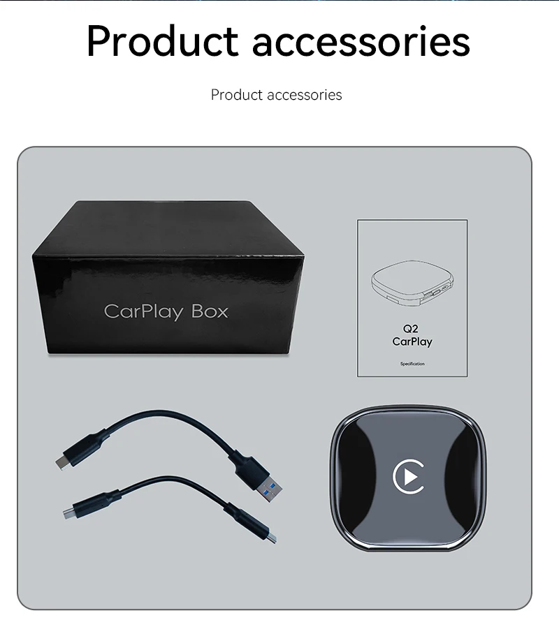 android 13 wireless carplay T5 2gb 32gb Carplay AI Box Universal Auto Mini Adapter Car Play Dongle for car