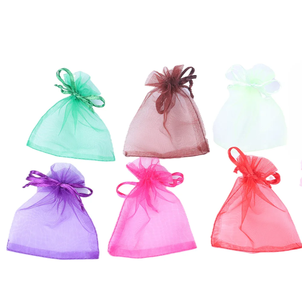 Hot sales gauze fabric bag sheer organza fabric for gift net bag