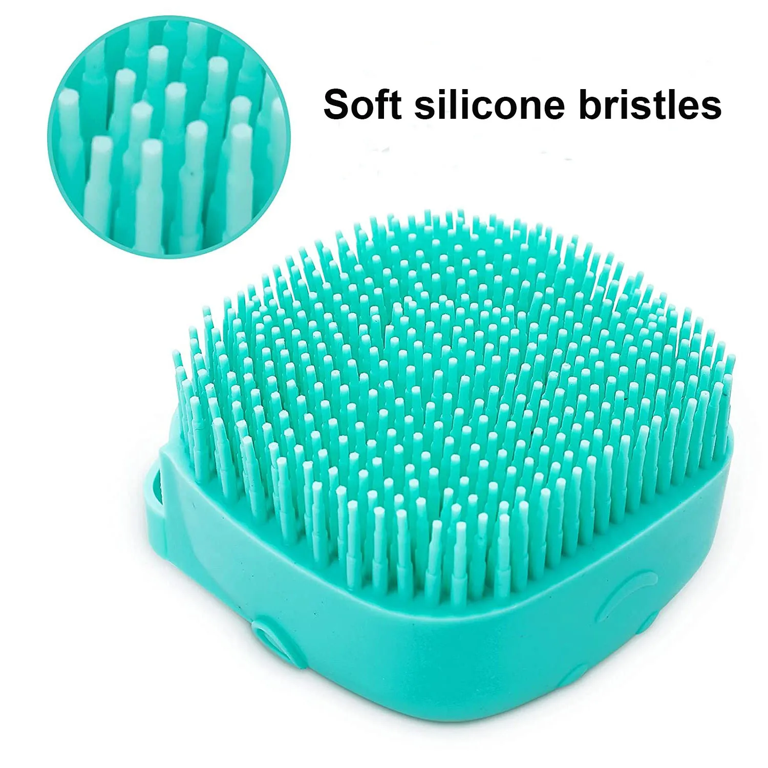Soft and Safe Baby Bath tools Silicone Liquid Bath Brush Scalp massage Shampoo brush