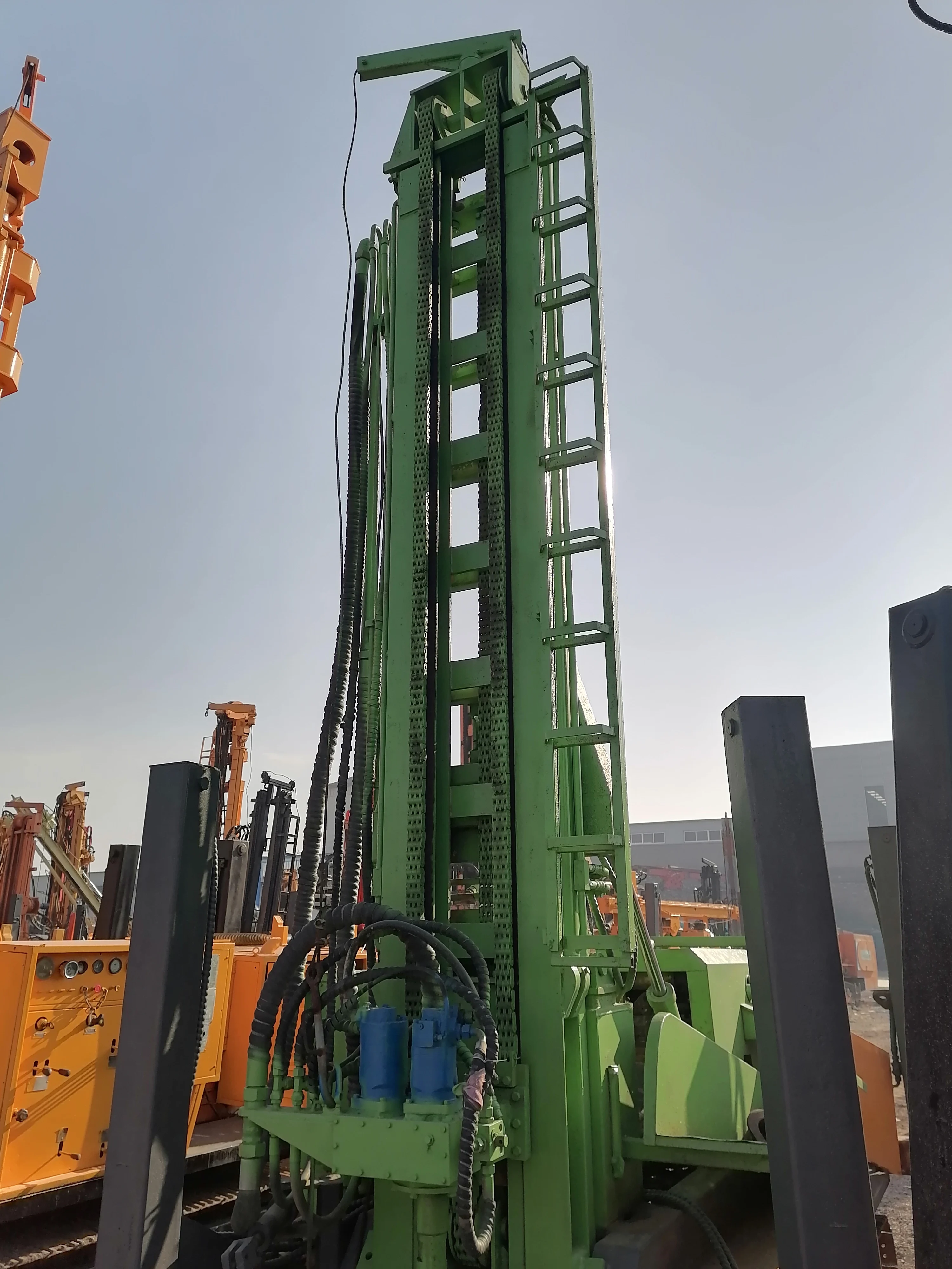 300m second-hand 6.6m tower water well drilling rig used borehole machine borewell drilling rig