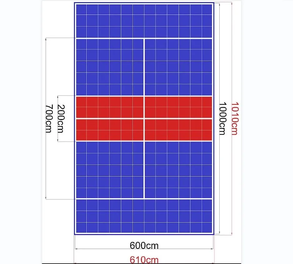 Soccer Court 10m*6m both Indoor and Outdoor Football Tennis Soccer Field Facilities Padbol Court