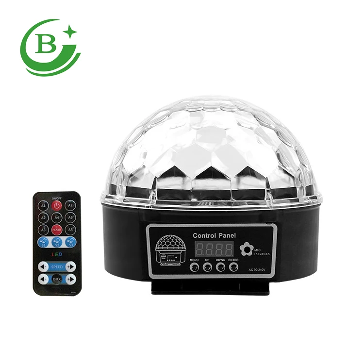 High quality led disco ball party lights 100-240V sound activated DJ led stage light