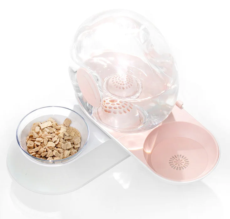 Автоматическая моющаяся кормушка для домашних животных в форме улитки