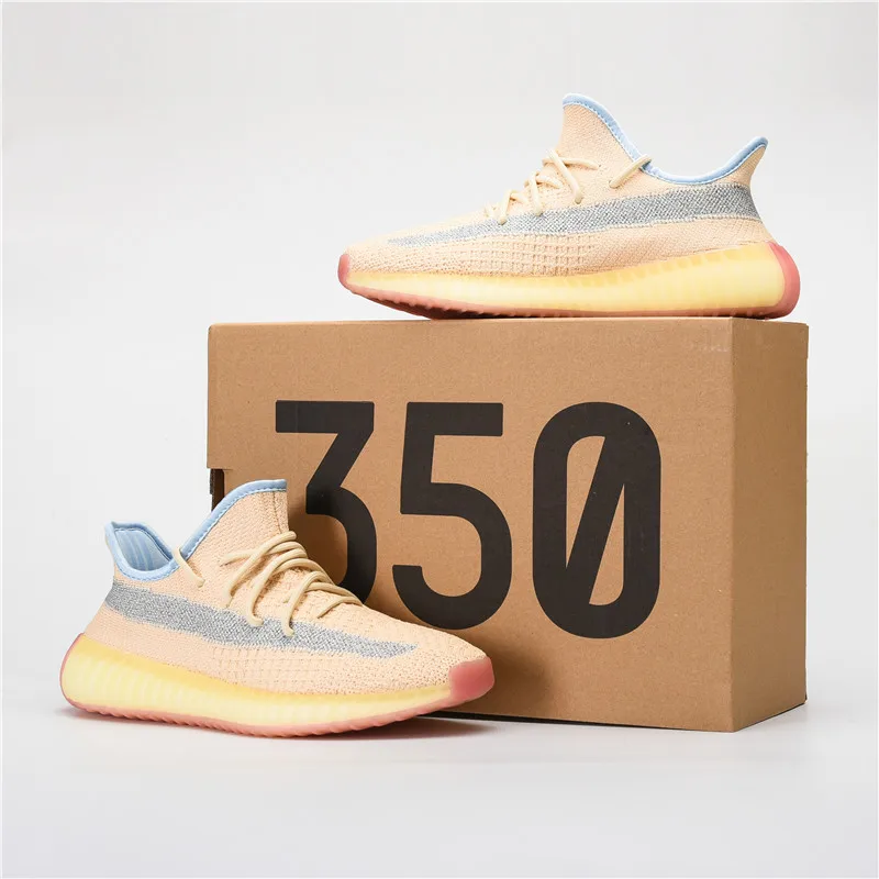 Wholesale original yezzy fitness walking High Quality yeezy 350 v2 canvas trendy shoes shoe for men