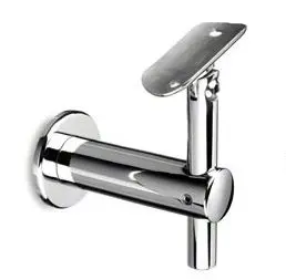 Stainless steel glass mounting handrail bracket match stainless steel tubes