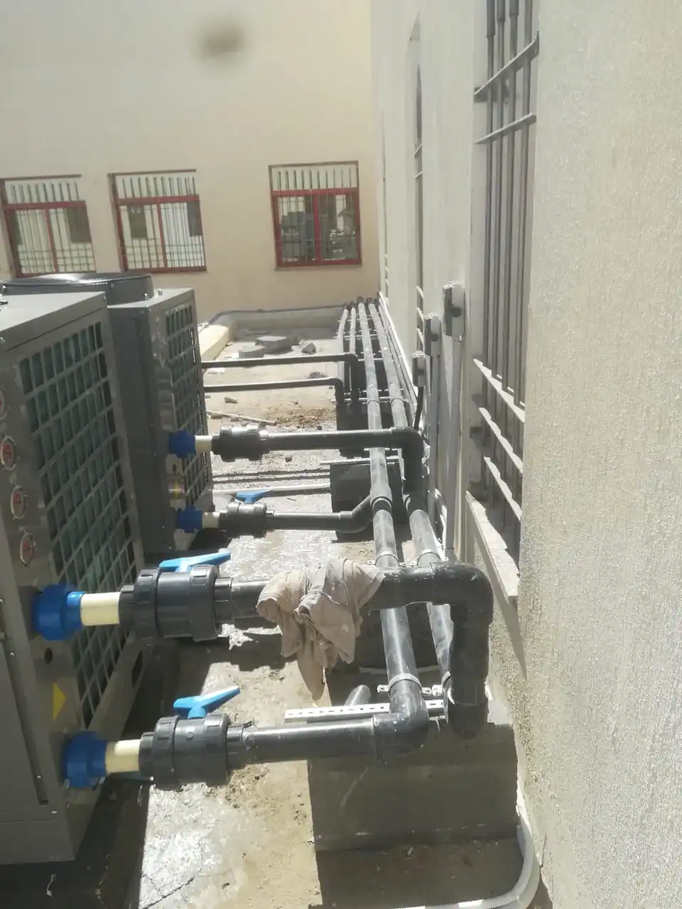 2022 New Energy 26KW Swimming Pool Spa Water Heating Pump in Cold Weather