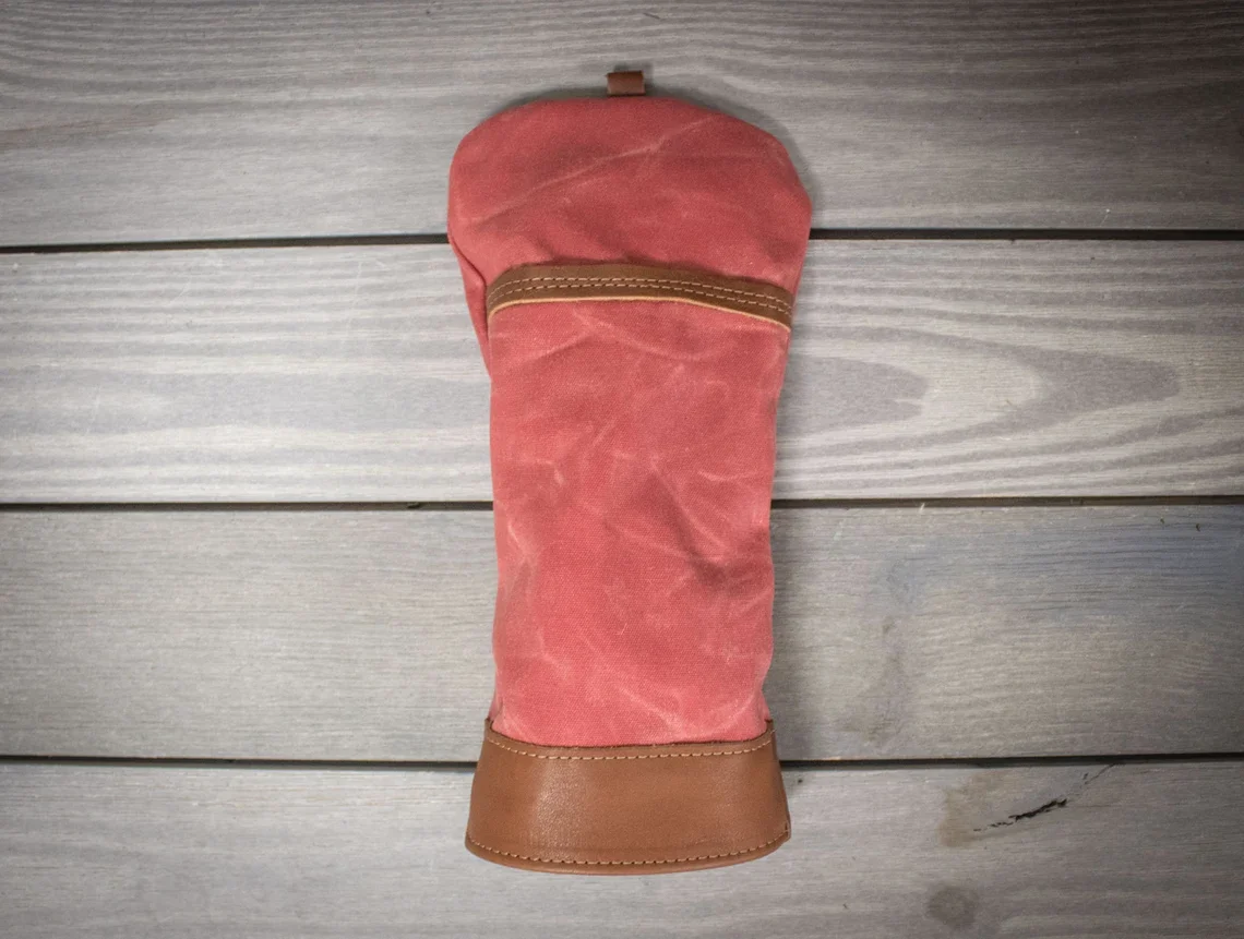 Golf Club Headcover 3 Wood Headcover Premium Leather Driver Fairway Wood Hybrid Blade Mallet Putter Cover Wood Head Cover