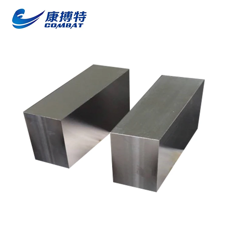 99.95%polished pure tungsten ingot block for sale