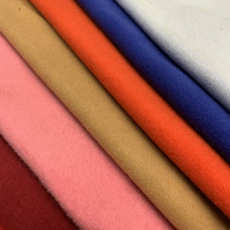 30% Wool 70% Polyester Single Sided Winter Coat Wool Fabric Promote Goods Stock Factory Supply
