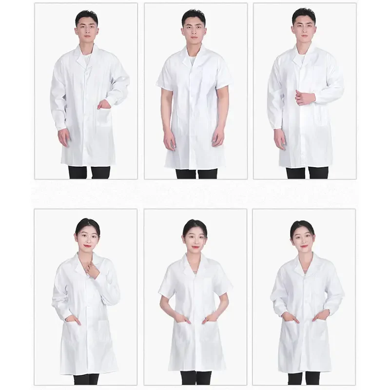 Factory customize unisex doctor wear medical doctor gowns clinic uniform