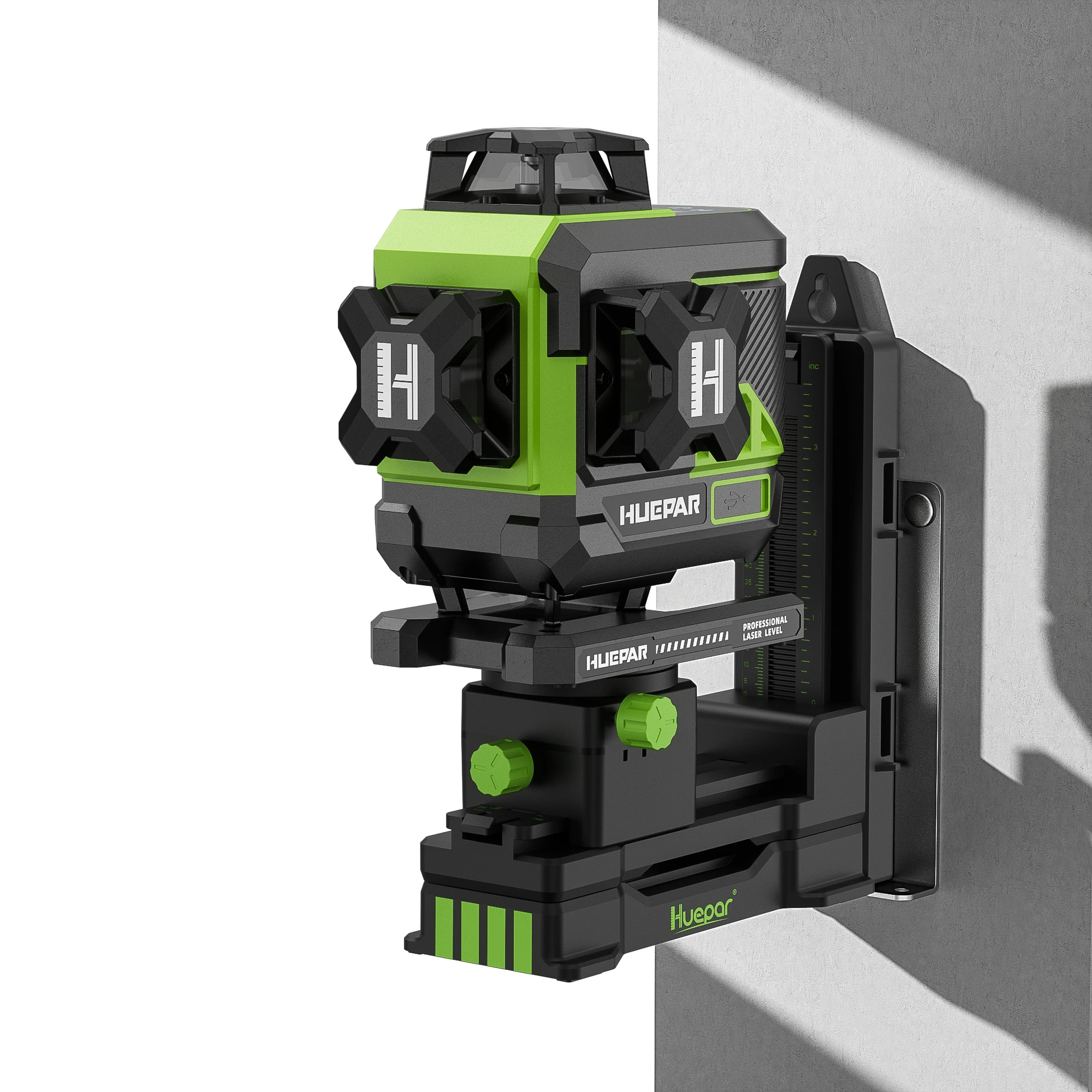 Huepar Z04CG самовыравнивающийся 4D лазерный уровень многоступеночный 16-зеленый луч вращающийся 360 для стены